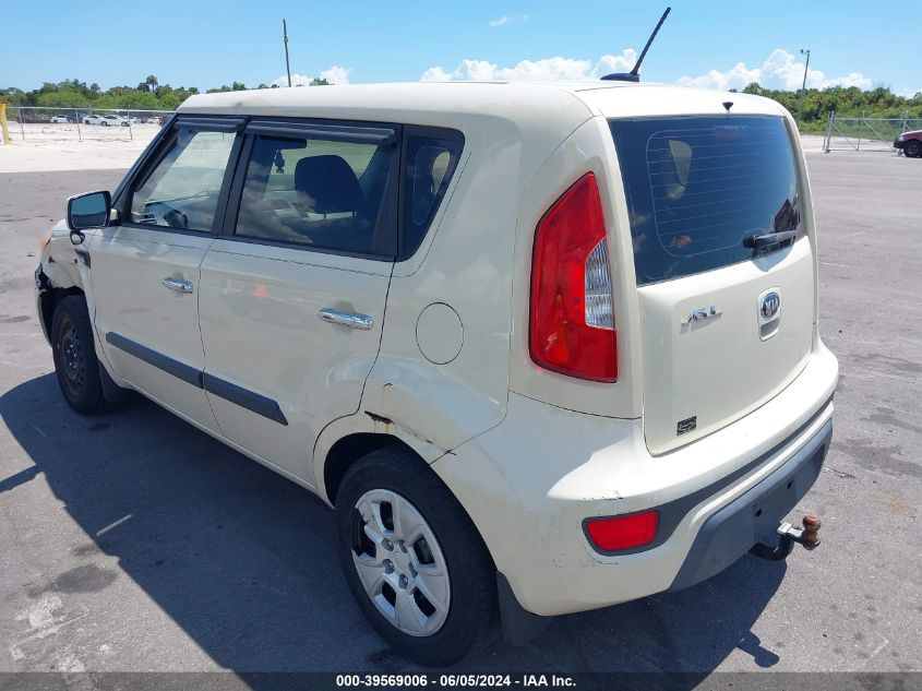 2013 Kia Soul VIN: KNDJT2A54D7513461 Lot: 39569006