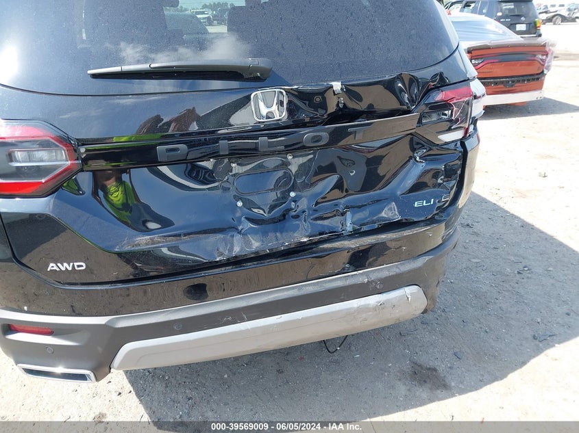 2023 Honda Pilot Awd Elite VIN: 5FNYG1H8XPB045361 Lot: 39569009