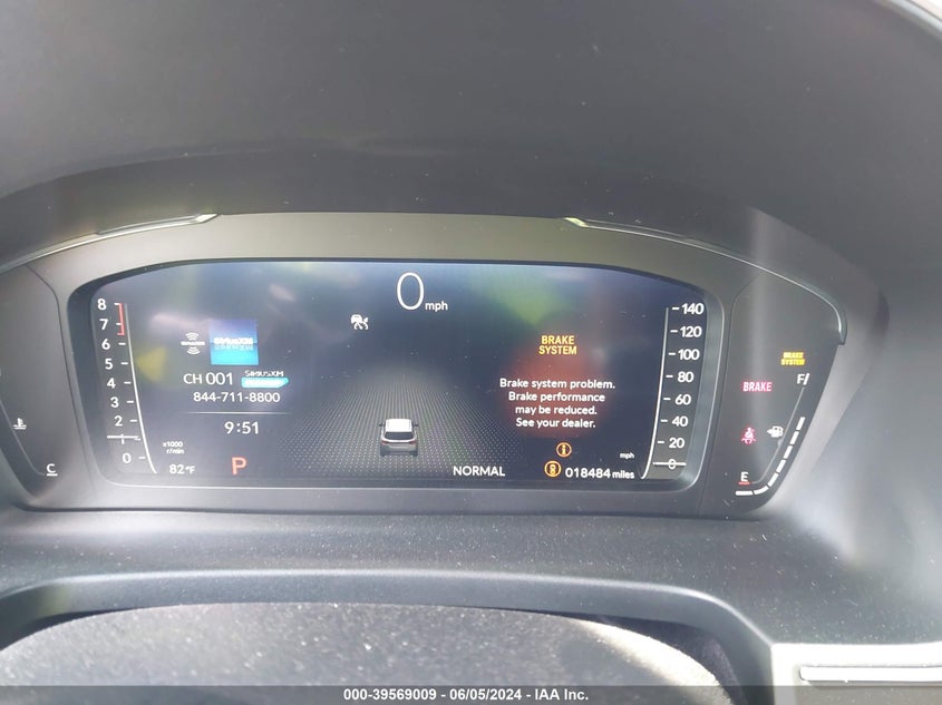 2023 Honda Pilot Awd Elite VIN: 5FNYG1H8XPB045361 Lot: 39569009