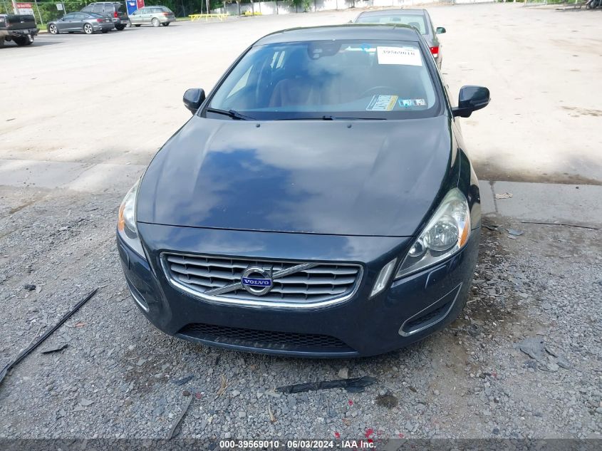 2012 Volvo S60 T5 VIN: YV1622FS2C2095544 Lot: 39569010