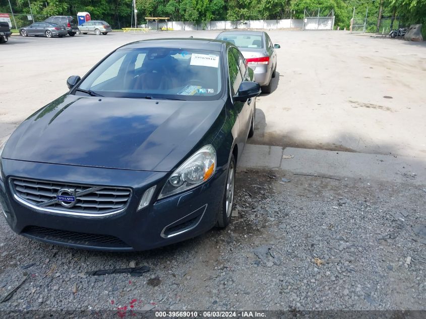 2012 Volvo S60 T5 VIN: YV1622FS2C2095544 Lot: 39569010