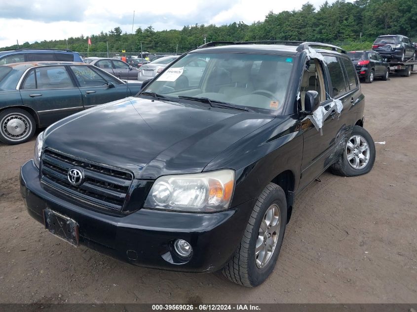 2006 Toyota Highlander V6 VIN: JTEHP21A560178797 Lot: 39569026