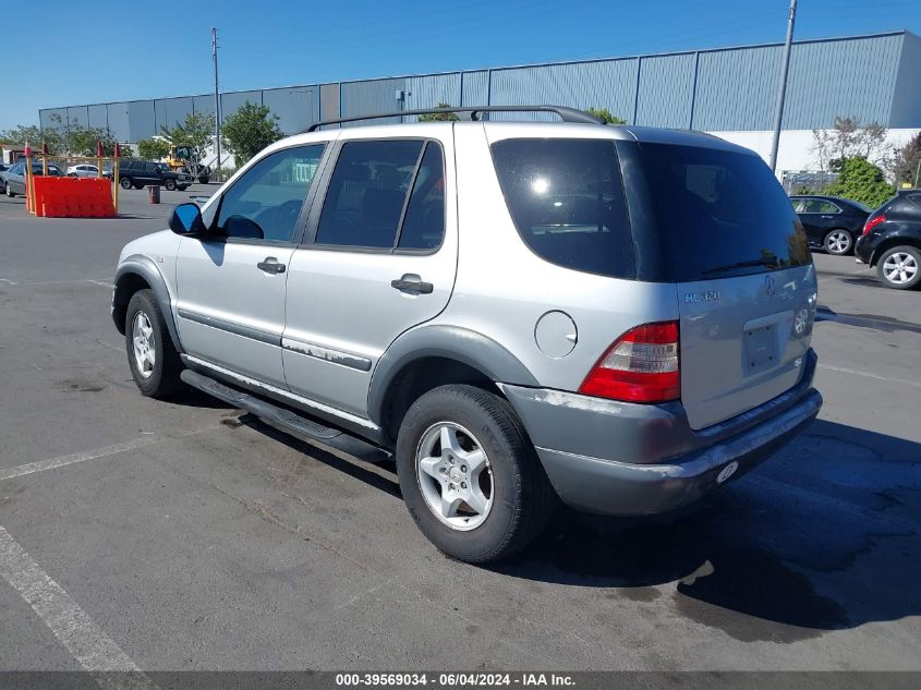 1998 Mercedes-Benz Ml 320 Classic VIN: 4JGAB54E7WA044691 Lot: 39569034