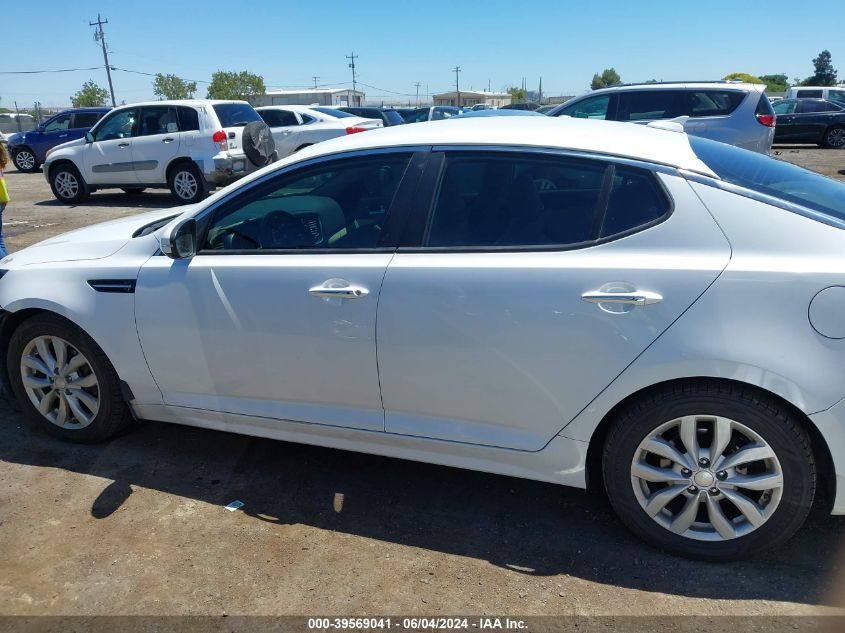 2014 Kia Optima Ex VIN: 5XXGN4A72EG318114 Lot: 39569041