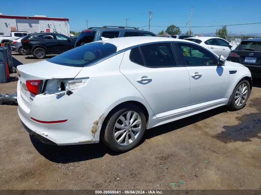 2014 Kia Optima Ex VIN: 5XXGN4A72EG318114 Lot: 39569041