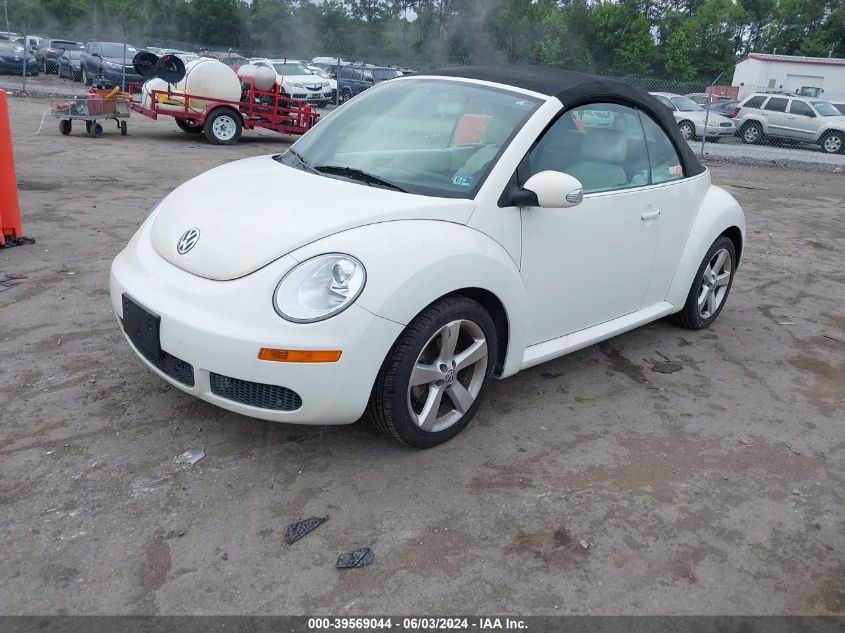 2007 Volkswagen New Beetle Triple White VIN: 3VWFF31Y07M422756 Lot: 39569044