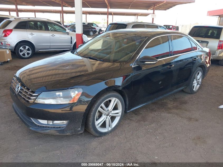 1VWBM7A34CC029483 2012 Volkswagen Passat 3.6L V6 Se