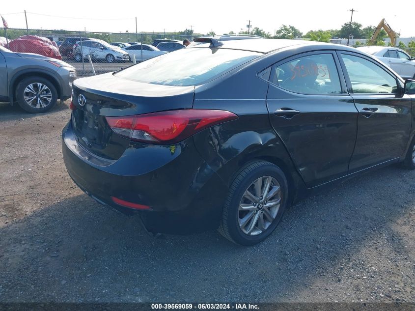 5NPDH4AE5FH564217 | 2015 HYUNDAI ELANTRA