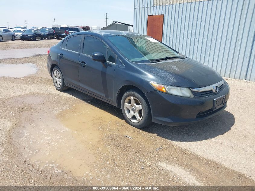 2012 Honda Civic Lx VIN: 2HGFB2F54CH591549 Lot: 39569064