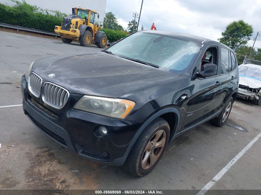 2011 BMW X3 xDrive28I VIN: 5UXWX5C57BL712693 Lot: 39569069