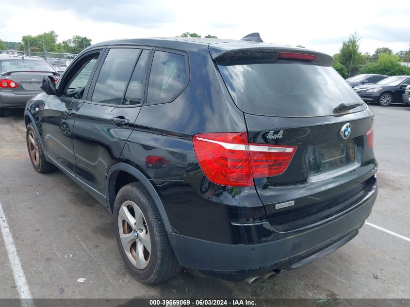 2011 BMW X3 xDrive28I VIN: 5UXWX5C57BL712693 Lot: 39569069