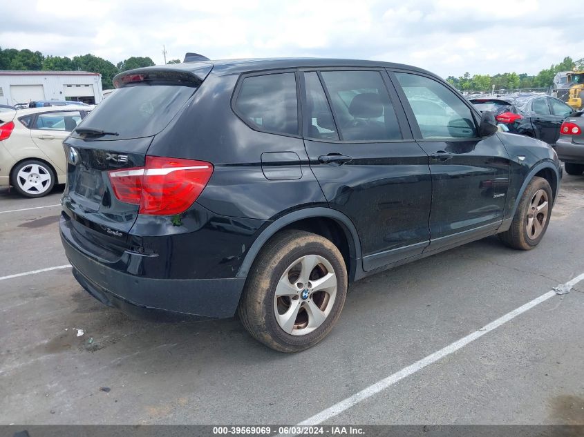 2011 BMW X3 xDrive28I VIN: 5UXWX5C57BL712693 Lot: 39569069