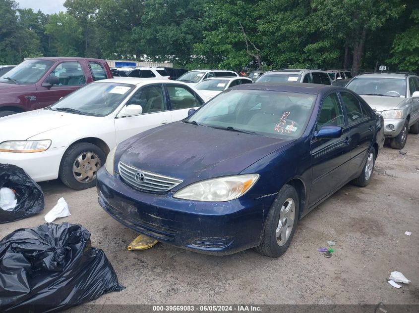 2004 Toyota Camry Le VIN: 4T1BE32K54U837413 Lot: 39569083