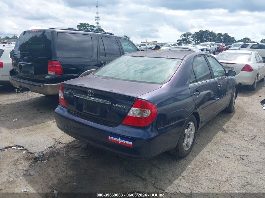 2004 Toyota Camry Le VIN: 4T1BE32K54U837413 Lot: 39569083