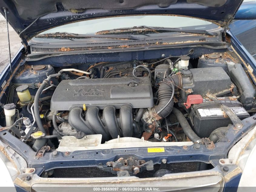 2004 Toyota Corolla Le VIN: 2T1BR38EX4C250079 Lot: 39569097