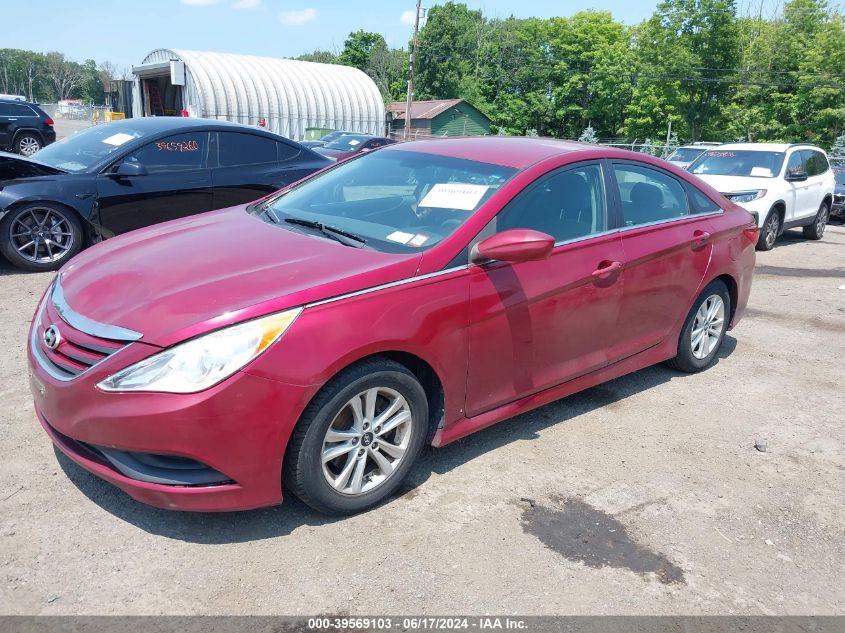 2014 Hyundai Sonata Gls VIN: 5NPEB4AC5EH942054 Lot: 39569103