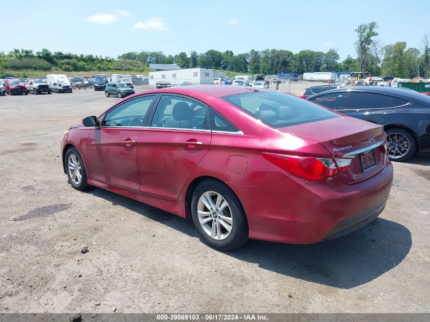 2014 Hyundai Sonata Gls VIN: 5NPEB4AC5EH942054 Lot: 39569103