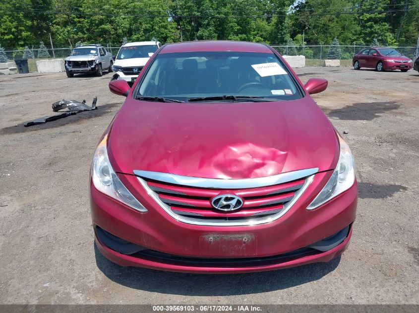 2014 Hyundai Sonata Gls VIN: 5NPEB4AC5EH942054 Lot: 39569103