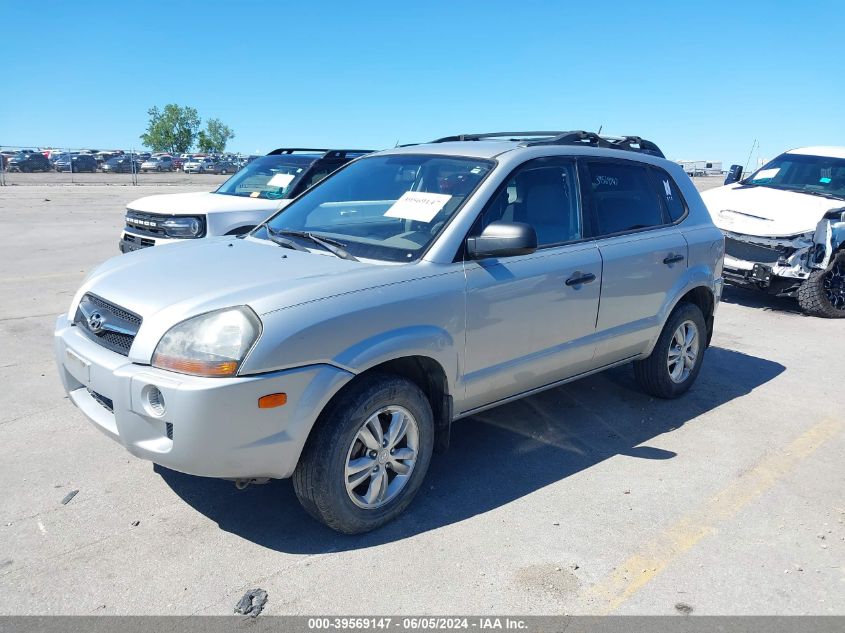 2009 Hyundai Tucson Gls VIN: KM8JM12B69U999187 Lot: 39569147