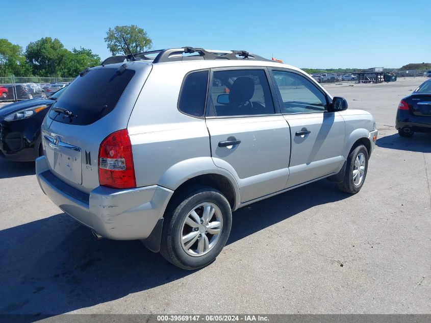 2009 Hyundai Tucson Gls VIN: KM8JM12B69U999187 Lot: 39569147