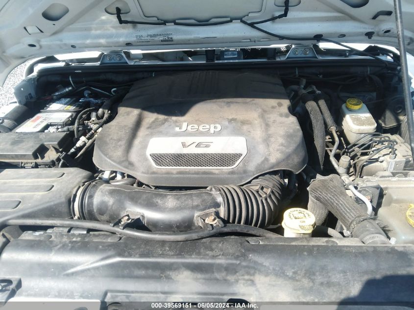 2016 Jeep Wrangler Unlimited Sport VIN: 1C4BJWDG6GL154835 Lot: 39569151