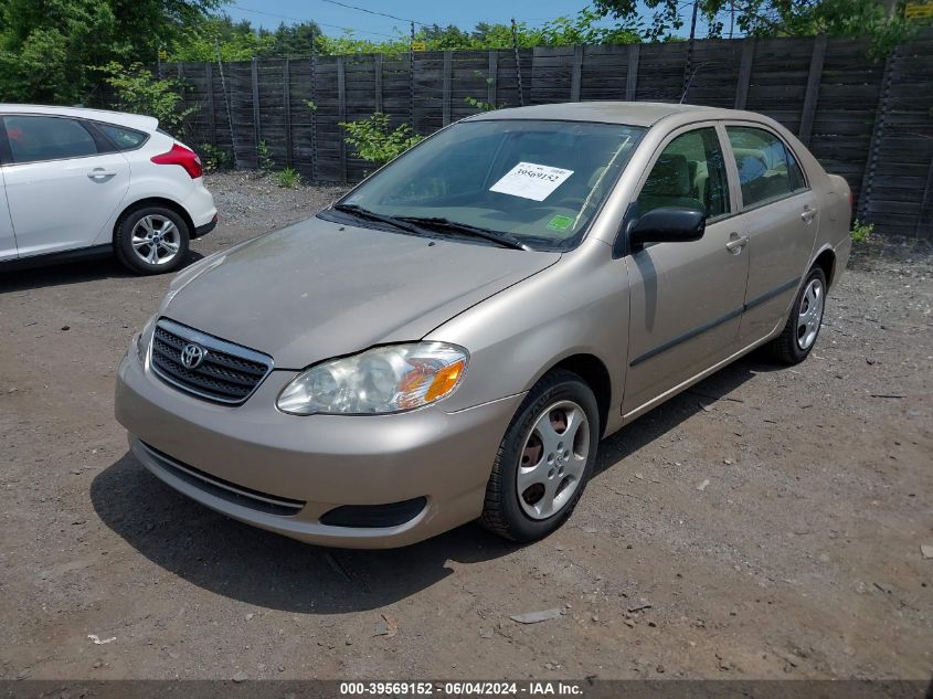 2008 Toyota Corolla Ce VIN: 2T1BR32E38C892870 Lot: 39569152