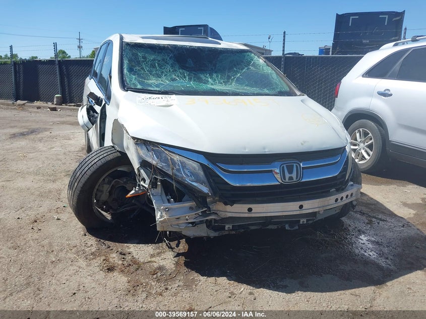 2018 Honda Odyssey Ex-L VIN: 5FNRL6H72JB006467 Lot: 39569157