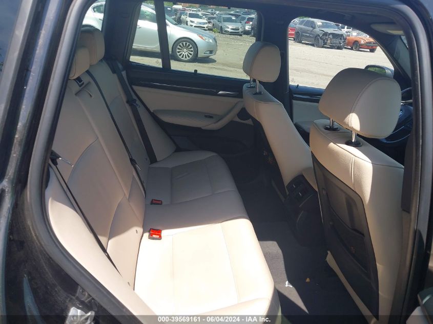 2013 BMW X3 xDrive28I VIN: 5UXWX9C56D0A20276 Lot: 39569161