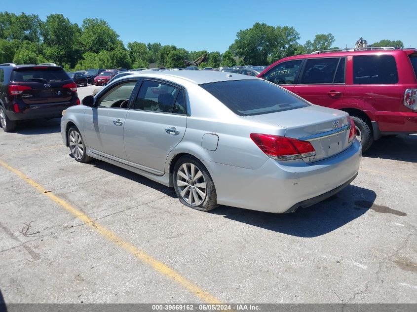 2011 Toyota Avalon Limited VIN: 4T1BK3DB2BU378540 Lot: 39569162