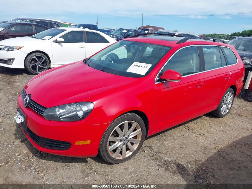 2013 Volkswagen Jetta Sportwagen 2.0L Tdi VIN: 3VWPL7AJ5DM612636 Lot: 39569169