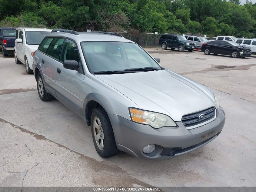 2007 Subaru Outback 2.5I Basic VIN: 4S4BP61C376328712 Lot: 39569170