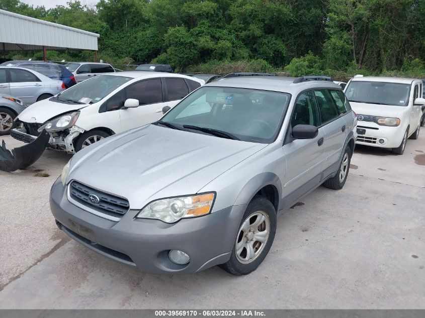 2007 Subaru Outback 2.5I Basic VIN: 4S4BP61C376328712 Lot: 39569170