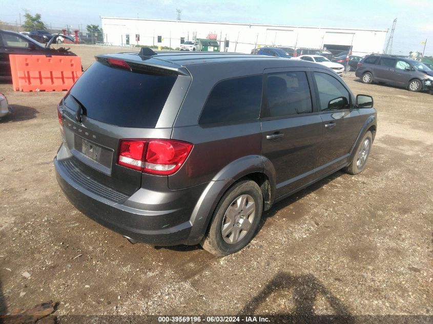 2012 Dodge Journey Se/Avp VIN: 3C4PDCAB7CT344825 Lot: 39569196