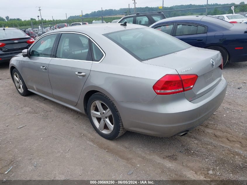 2013 Volkswagen Passat 2.5L Se VIN: 1VWBP7A3XDC098588 Lot: 39569250