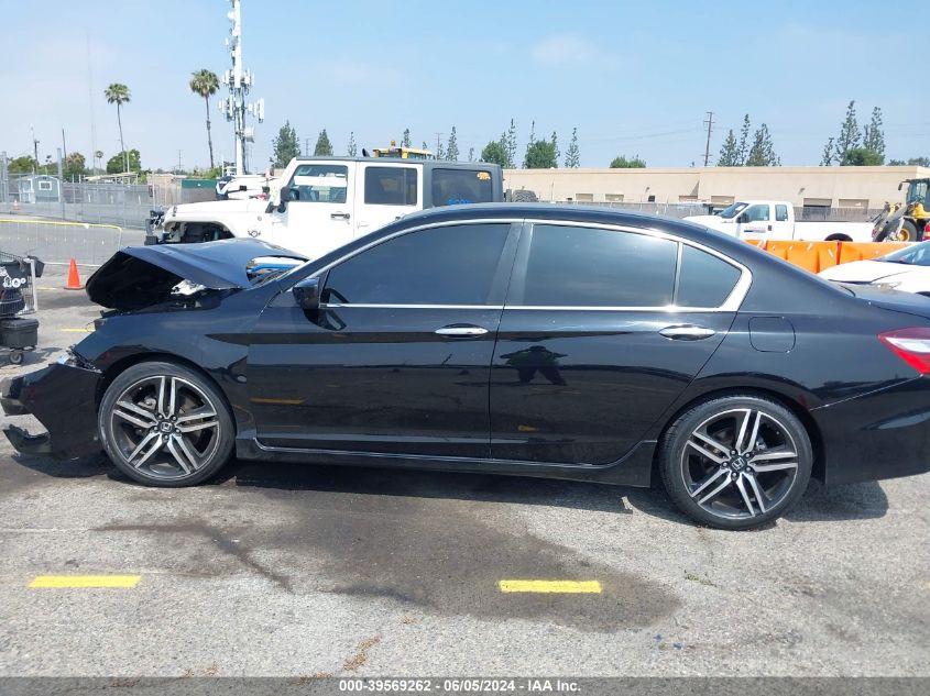 2016 Honda Accord Sport VIN: 1HGCR2F50GA227180 Lot: 39569262