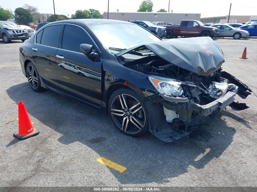 2016 Honda Accord Sport VIN: 1HGCR2F50GA227180 Lot: 39569262