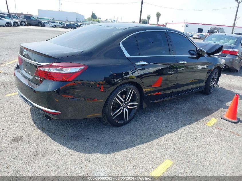 2016 Honda Accord Sport VIN: 1HGCR2F50GA227180 Lot: 39569262