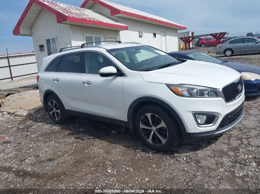 2016 Kia Sorento 3.3L Ex VIN: 5XYPH4A56GG133018 Lot: 39569300