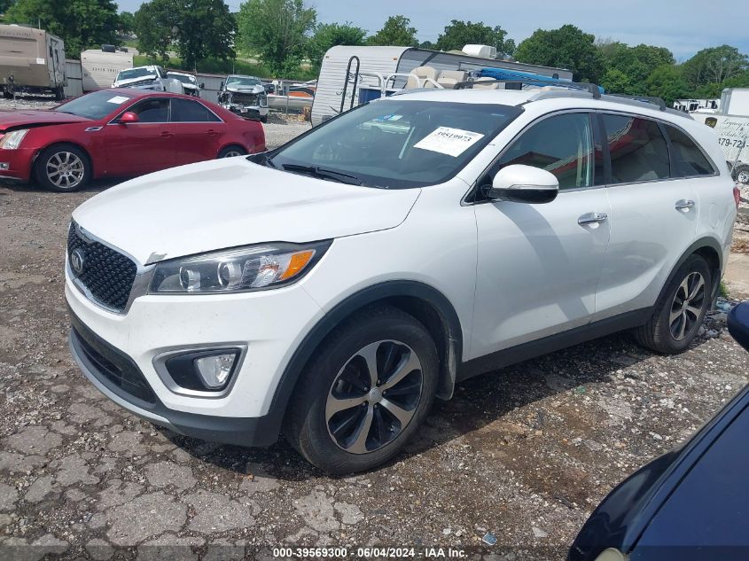 2016 Kia Sorento 3.3L Ex VIN: 5XYPH4A56GG133018 Lot: 39569300