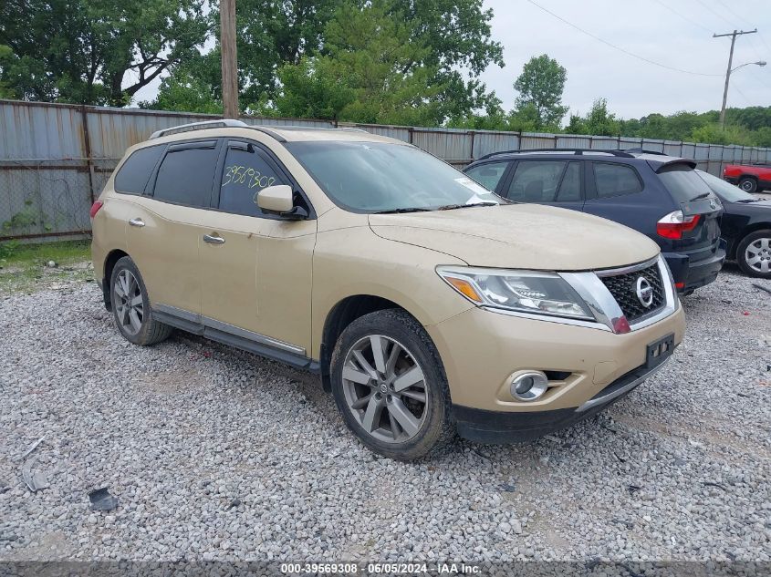 2013 Nissan Pathfinder Platinum VIN: 5N1AR2MM3DC633241 Lot: 39569308