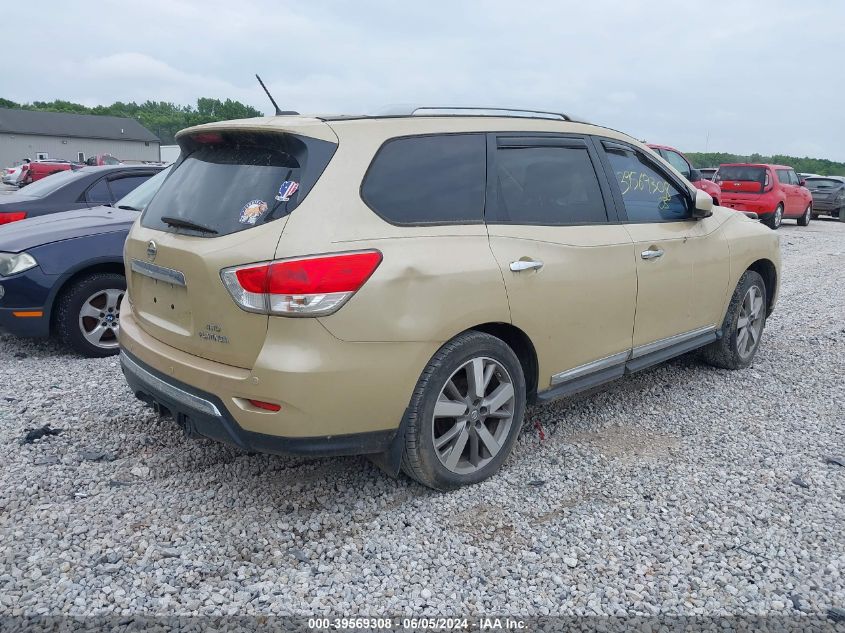 2013 Nissan Pathfinder Platinum VIN: 5N1AR2MM3DC633241 Lot: 39569308