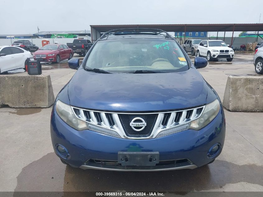 JN8AZ1MU2AW018175 2010 Nissan Murano Sl