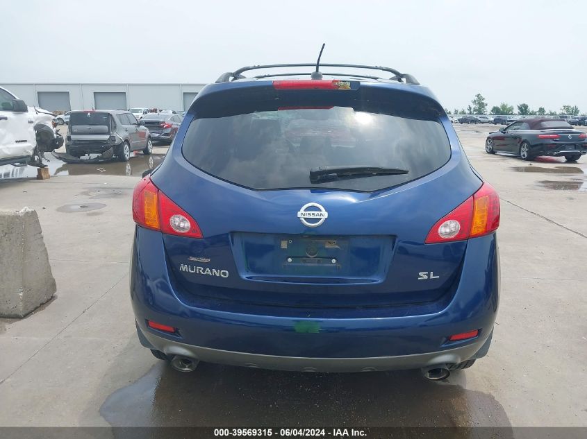 JN8AZ1MU2AW018175 2010 Nissan Murano Sl