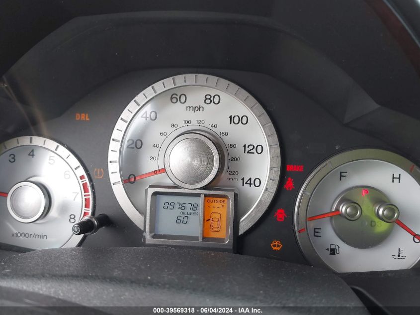 2009 Honda Pilot Ex-L VIN: 5FNYF38559B019791 Lot: 39569318