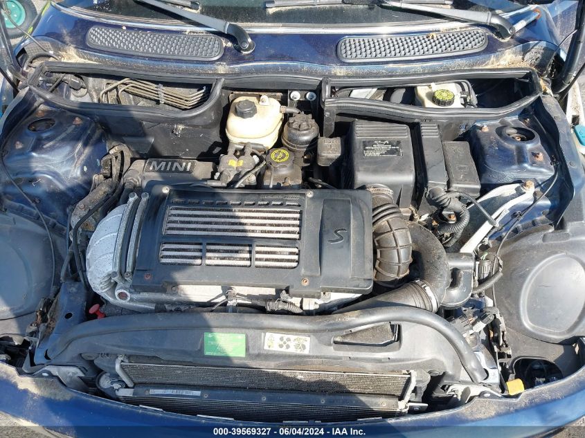 2006 Mini Cooper S VIN: WMWRE33536TJ48679 Lot: 39569327