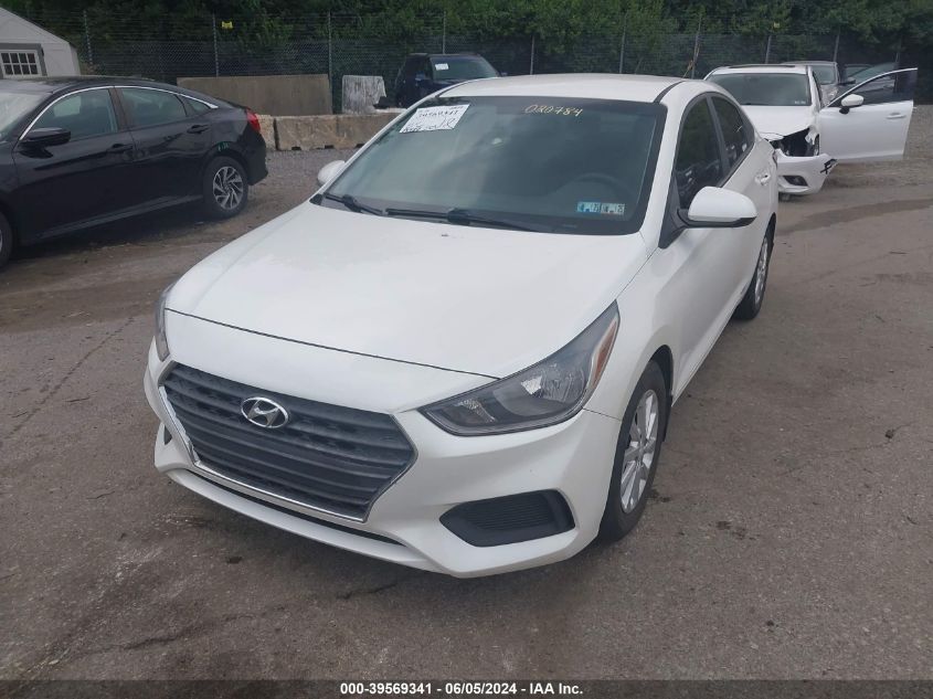 2018 Hyundai Accent Sel VIN: 3KPC24A34JE020784 Lot: 39569341