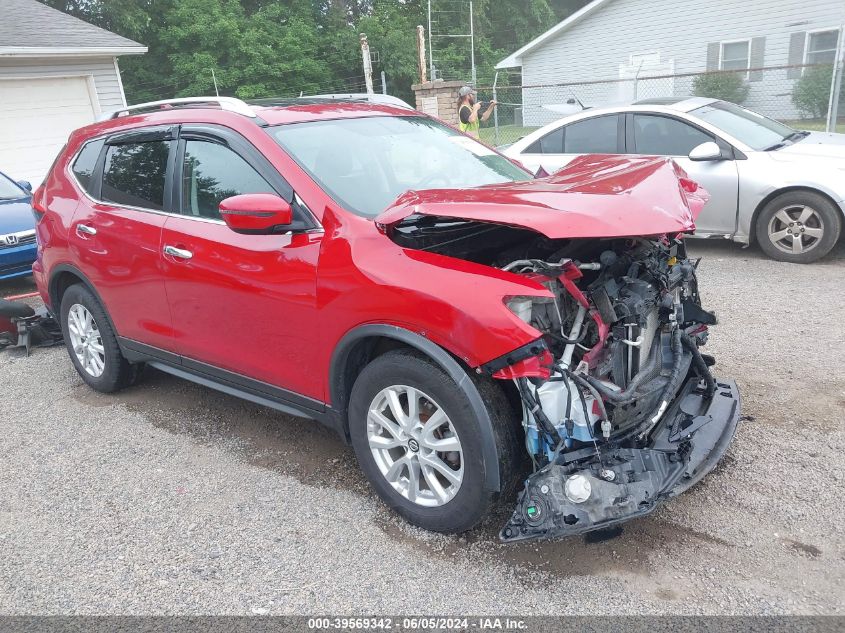 2017 Nissan Rogue Sv VIN: JN8AT2MV7HW286018 Lot: 39569342