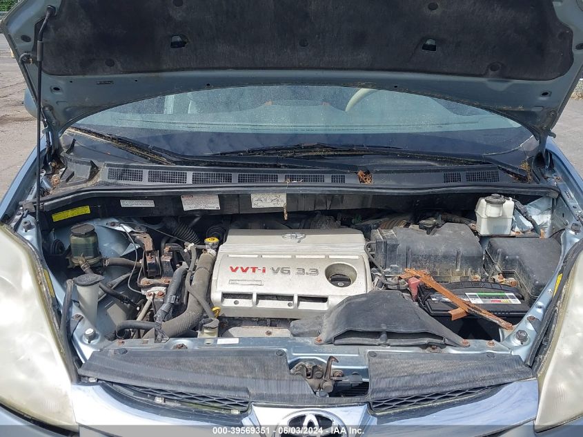 2006 Toyota Sienna Xle Limited VIN: 5TDBA22CX6S062214 Lot: 39569351