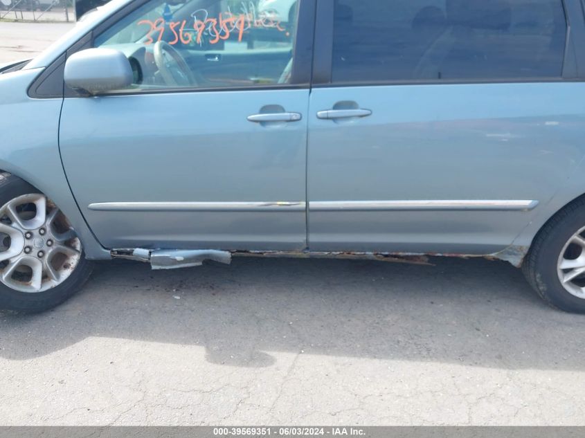 2006 Toyota Sienna Xle Limited VIN: 5TDBA22CX6S062214 Lot: 39569351