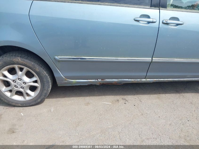 2006 Toyota Sienna Xle Limited VIN: 5TDBA22CX6S062214 Lot: 39569351